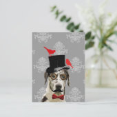 おもしろい犬 ポストカード (スタンド正面)