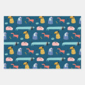 おもしろい犬 ラッピングペーパーシート (正面2)