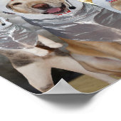 おもしろい犬/猫宇宙飛行士科学ポスター ポスター (角)