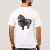 おもしろい犬 Tシャツ (裏面)