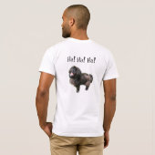 おもしろい犬 Tシャツ (裏面フル)