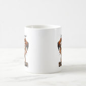 おもしろい犬I流話流な皮肉 コーヒーマグカップ (中央)