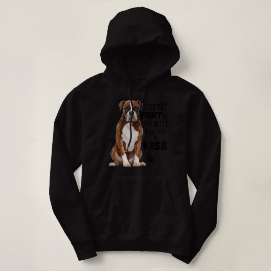 おもしろい犬MomDadプレゼント パーカ (デザイン正面)