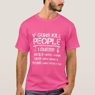おもしろい狩りライフル銃の権利の皮肉Tシャツ Tシャツ