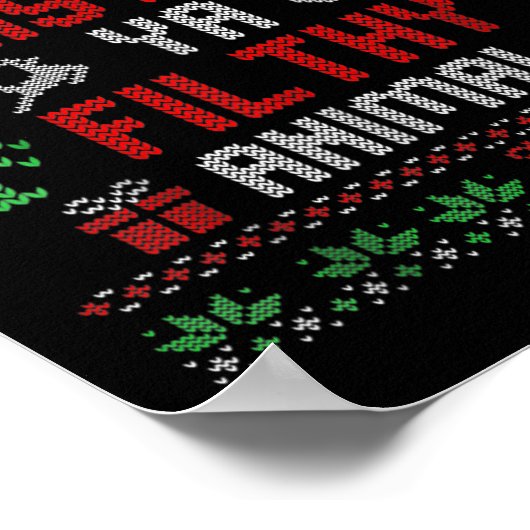 おもしろい独りホーム映画メリークリスマスフィティ ポスター (角)