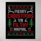 おもしろい独りホーム映画メリークリスマスフィティ ポスター (正面)