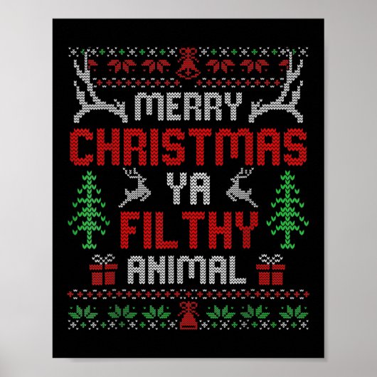 おもしろい独りホーム映画メリークリスマスフィティ ポスター (正面)