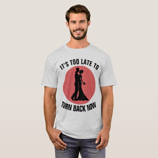おもしろい独身・バチェロレッテTシャツ Tシャツ (正面フル)
