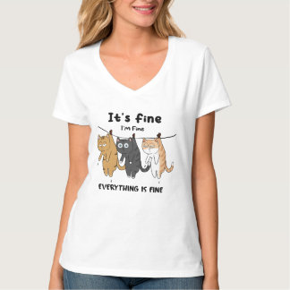 おもしろい猫だ素晴らしよよ素晴らしよ素晴らし Tシャツ