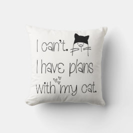 おもしろい猫との予定が立っていない クッション