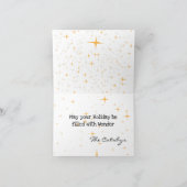 おもしろい猫とストッキング シーズンカード (内部)