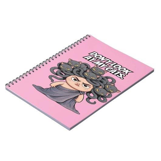 おもしろい猫好きが猫を見ない ノートブック (左側)