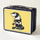 おもしろい猫好きチョコ メタルランチボックス (裏面)