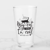 おもしろい猫好きワードアート タンブラーグラス (正面)