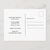 おもしろい猫好き引っ越しましたニューアドレスペット 案内ポストカード (裏面)