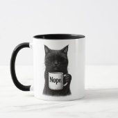 おもしろい猫好き マグカップ (左)