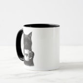 おもしろい猫好き マグカップ (正面左)