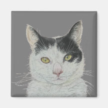 おもしろい猫磁石