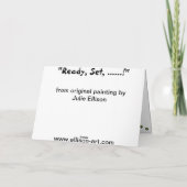 おもしろい猫誕生日カード カード (裏面)