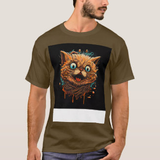 おもしろい猫1 Tシャツ