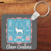 おもしろい猫 キーホルダー (裏面)