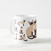 おもしろい猫 コーヒーマグカップ (正面左)