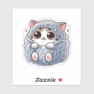 おもしろい猫 シール