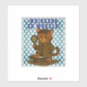 おもしろい猫 シール (シート)