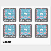 おもしろい猫 スクエアシール (シート)