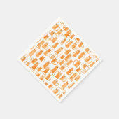 おもしろい猫 スタンダードカクテルナプキン (角)