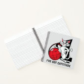 おもしろい猫 ノートブック (内部)