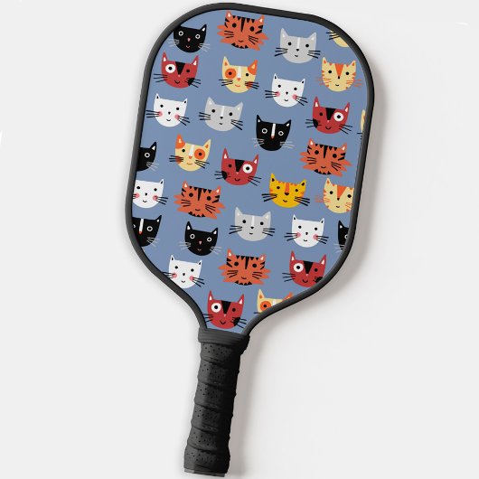 おもしろい猫 ピックルボールラケット