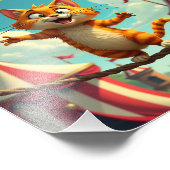 おもしろい猫 フォトプリント            (角)