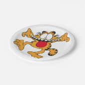 おもしろい猫 ペーパープレート (アングル)