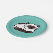 おもしろい猫 ペーパープレート (アングル)