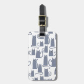 おもしろい猫 ラゲッジタグ (正面縦)