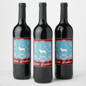 おもしろい猫 ワインラベル (ボトル)