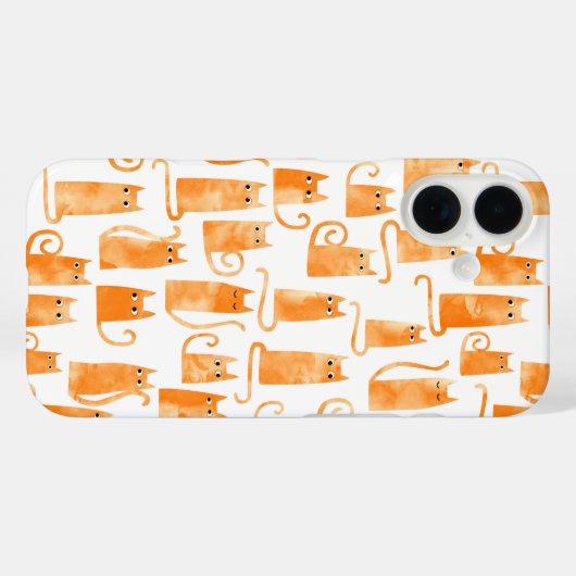 おもしろい猫 Case-Mate iPhoneケース (裏面 (横))