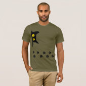 おもしろい猫 Tシャツ (正面フル)