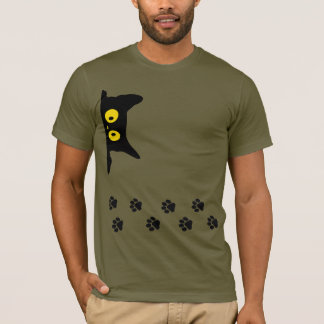 おもしろい猫 Tシャツ
