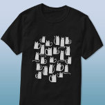 おもしろい猫 Tシャツ<br><div class="desc">かわいい小さな白い猫の柄、動物やペット好きに最適。オリジナルアートby Nic Squirrell.</div>