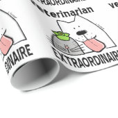 おもしろい獣医 ラッピングペーパー (ロールコーナー)