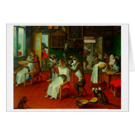 おもしろい理容師ショップサロンネコ猿