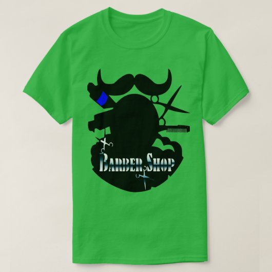 おもしろい理容師ショップ理容師トレンド1 Tシャツ (デザイン正面)