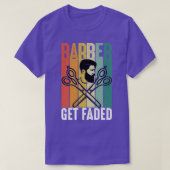 おもしろい理容師引用文理容師Getフェード Tシャツ (デザイン正面)