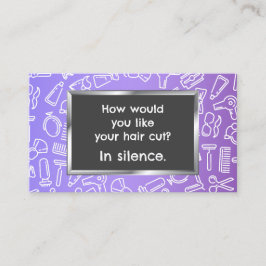 💇おもしろい理容師 名刺