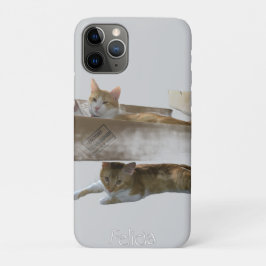 おもしろい生姜猫、カスタマイズ可能な画像と写真 iPhone 11 PROケース