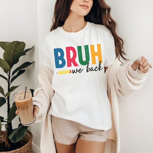 おもしろい生徒と教師のTシャツ、学校に戻るため Tシャツ