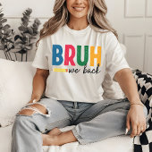 おもしろい生徒と教師のTシャツ、学校に戻るため Tシャツ