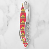 おもしろい生物学的災害［有害物質］警告標識Thunder_Cove ソムリエナイフ (裏面)